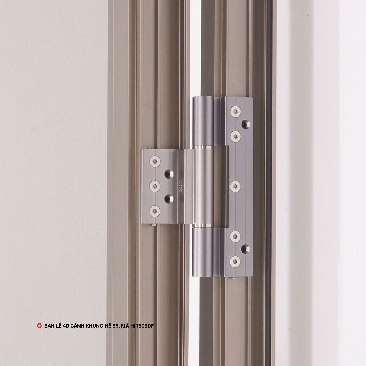 Bản lề 4D Cánh Khung Hệ 55, Mã HI1303DF-V1