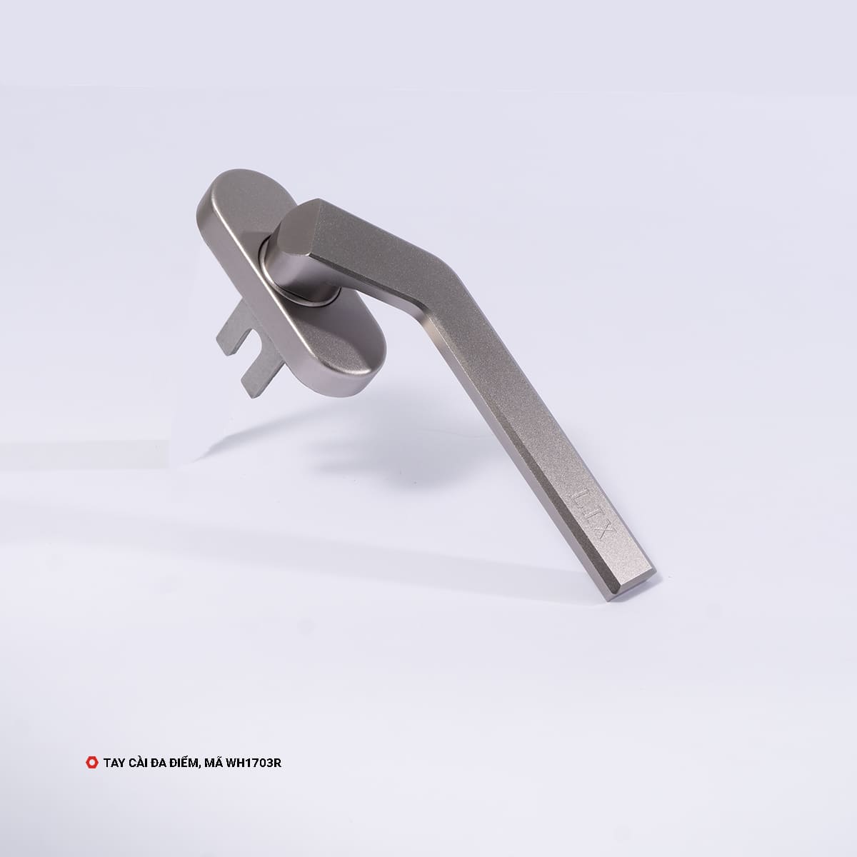 Tay Cài Đa Điểm – Tay Cong, Chất Liệu Hợp Kim Nhôm, Màu Champagne Anode, Mã WH1703R Tay Cài Đa Điểm, Mã WH1703R