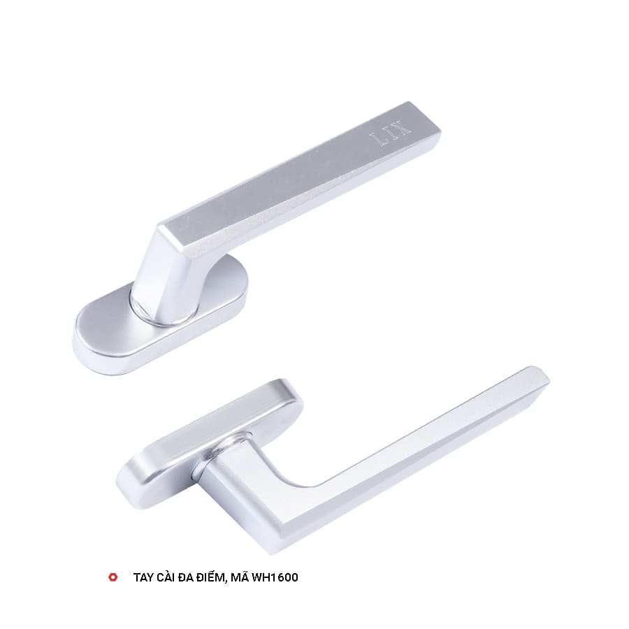 Tay Cài Đa Điểm, Chất Liệu Hợp Kim Nhôm, Màu Bạc Anode, Mã WH1600 Tay Cài Đa Điểm, Mã WH1600-2