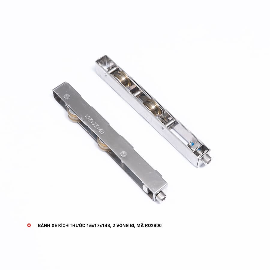 Bánh Xe Kích Thước 15x17, 2 Vòng Bi, Mã RO2800