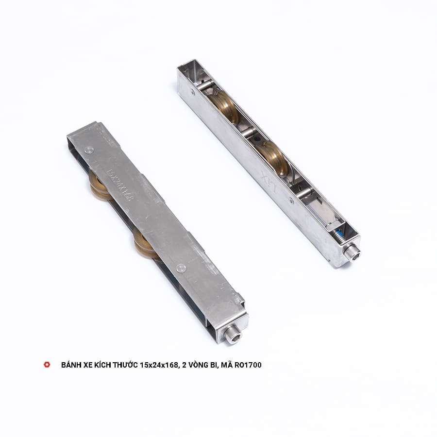 Bánh Xe Kích Thước 15x24, 2 Vòng Bi, Mã RO1700
