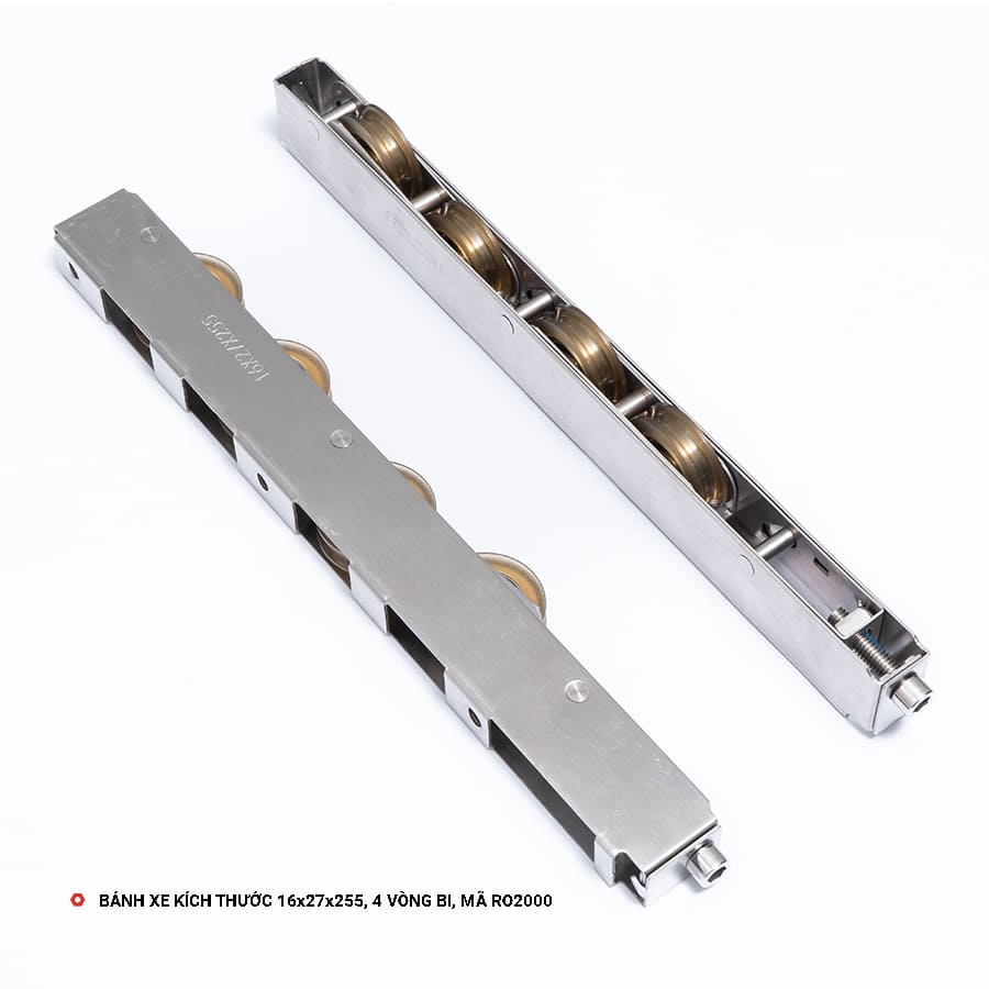 Bánh Xe 4 Bánh 16x27mm, Mã RO2000 Bánh Xe Kích Thước 16x27, 4 Vòng Bi, Mã RO2000