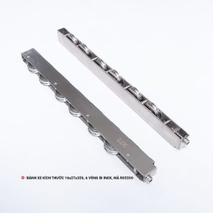 Bánh Xe Kích Thước 16x27, 6 Vòng Bi Inox, Mã RO2200