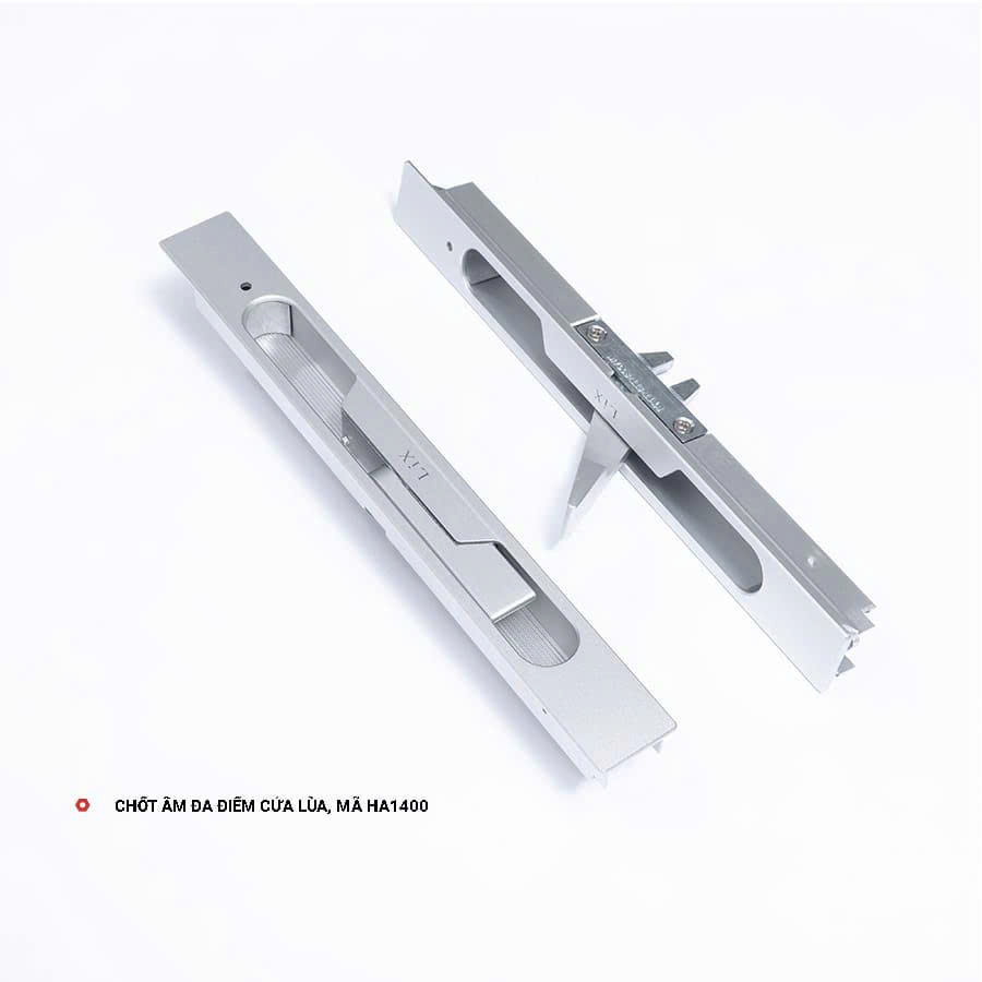 Chốt âm cánh phụ - Phụ kiện cửa đi lùa 2 cánh