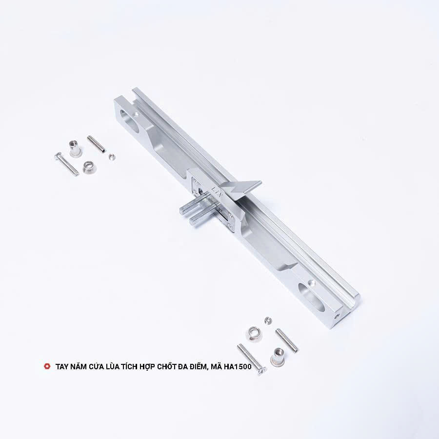 HA1500 - Tay kéo cửa lùa tích hợp khóa chốt đa điểm